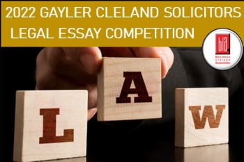2022 Gayler Cleland Solicitors Legal Essay Competition